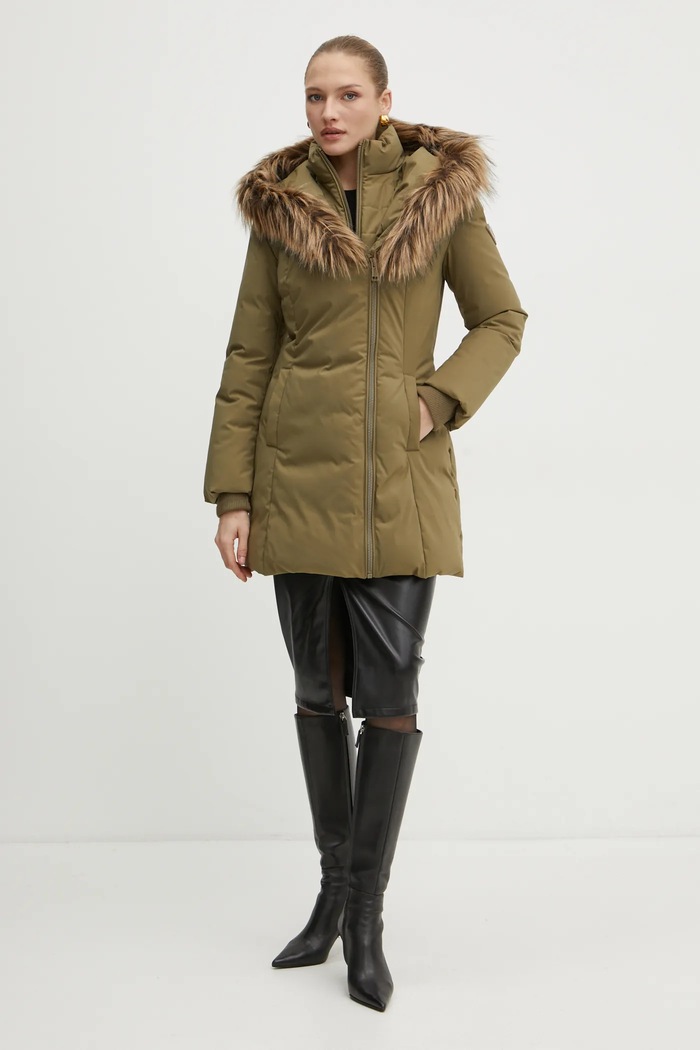 Guess Bunda Guess SYLVIE W4BL59.WG7X2 zelená AW24