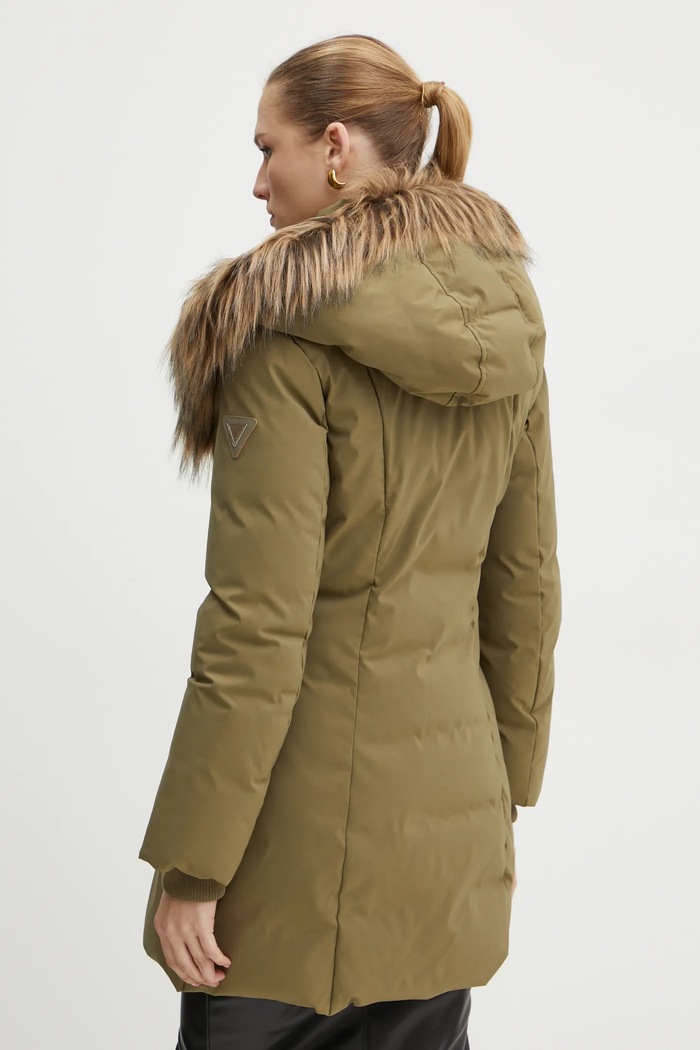Oblečenie Guess Bunda Guess SYLVIE W4BL59.WG7X2 zelená