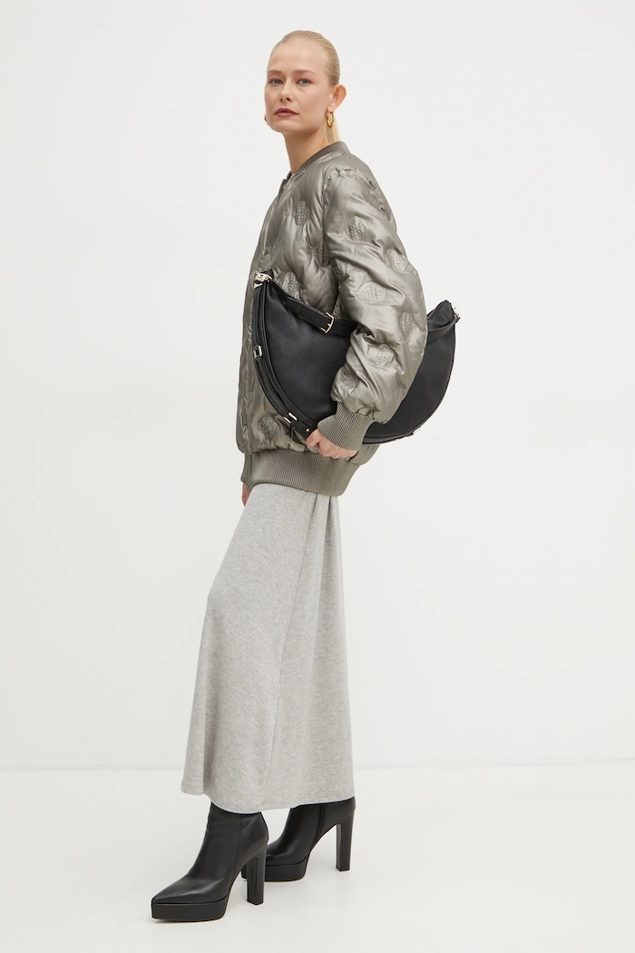Μπουφάν bomber Guess MARIANNE W4BL60.WGB20 γκρί AW24