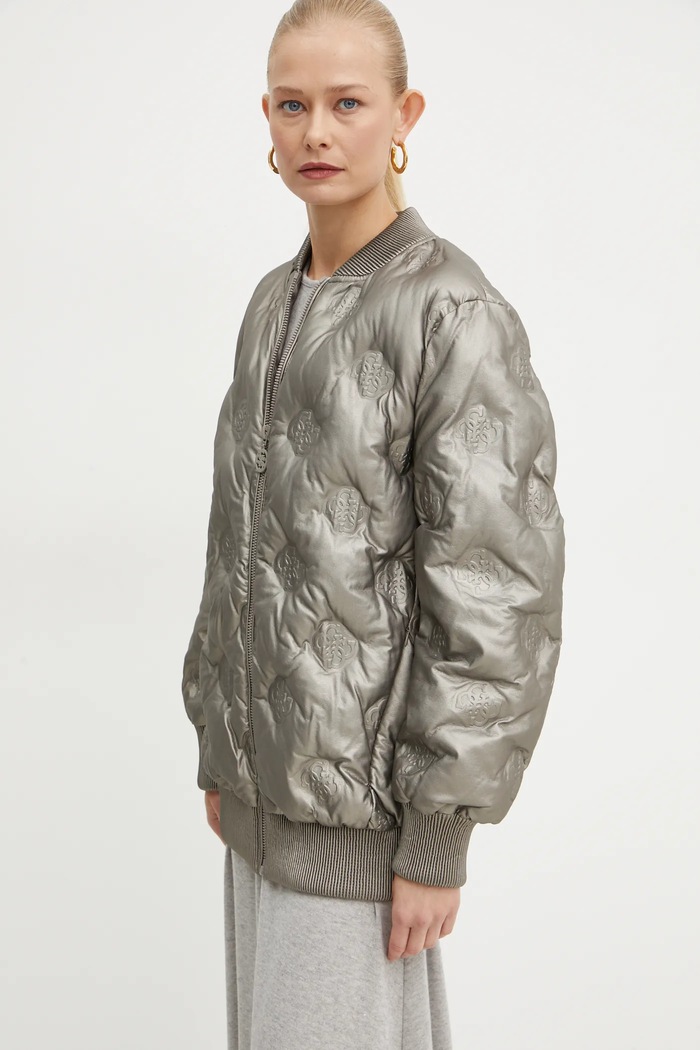 Μπουφάν bomber Guess MARIANNE W4BL60.WGB20 γκρί