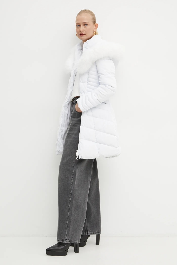 Guess giacca OXANA W4BL61.WGLZ0 bianco AW24