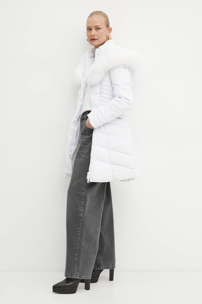 Guess giacca OXANA W4BL61.WGLZ0 bianco AW24
