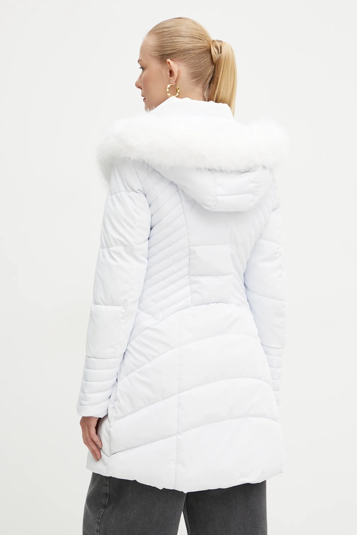 Abbigliamento Guess giacca OXANA W4BL61.WGLZ0 bianco