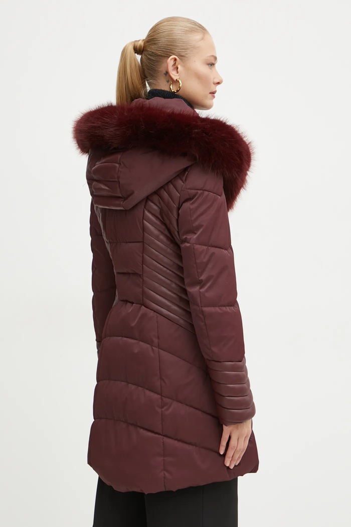 Oblečenie Bunda Guess OXANA W4BL61.WGLZ0 burgundské
