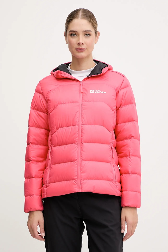 Jack Wolfskin kurtka sportowa puchowa Ather Down pozostałe różowy A60330