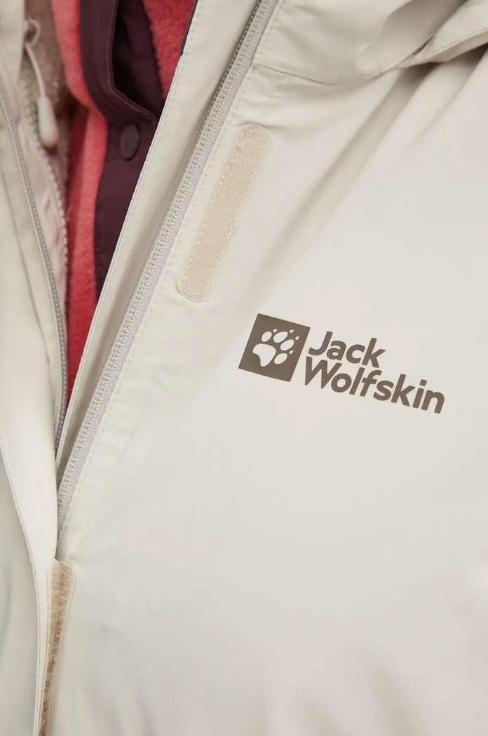 Μπουφάν Jack Wolfskin Rotwand 3 in 1 A60333 μπεζ