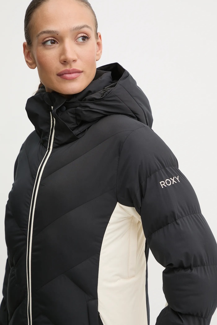 Bunda Roxy Snowdrift černá ERJTJ03491