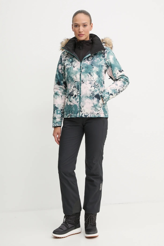 Roxy kurtka Jet Ski ERJTJ03481 zielony AW24