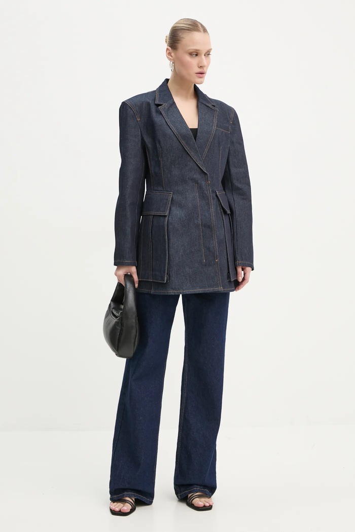 Remain marynarka jeansowa 0 502036 granatowy AW24