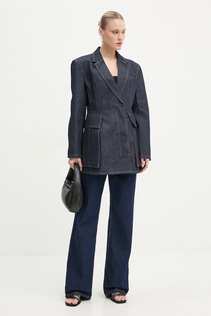 Remain marynarka jeansowa 0 502036 granatowy AW24