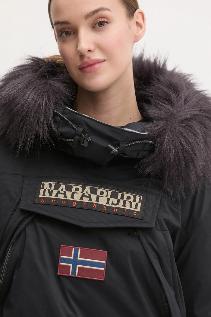 Bunda Napapijri Skidoo 2.0 čierna NP0A4I5F0411