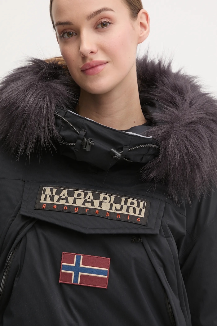 Bunda Napapijri Skidoo 2.0 čierna NP0A4I5F0411