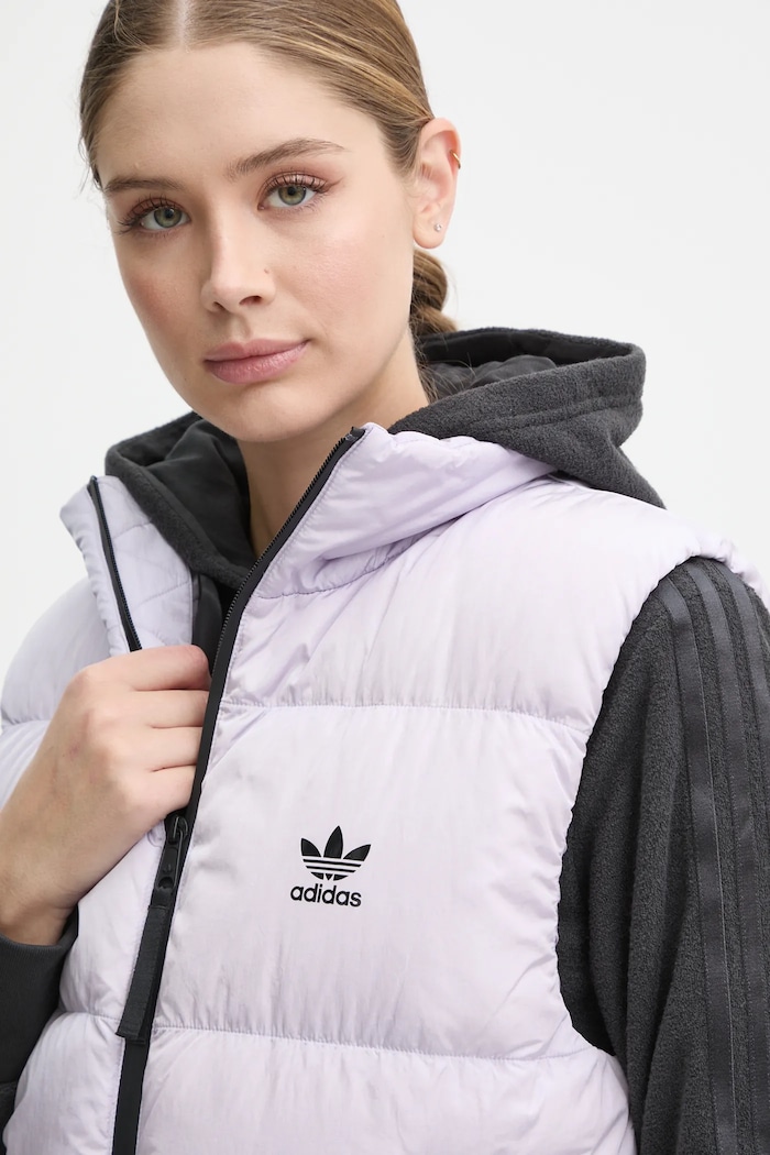 adidas Originals bezrękawnik puchowy Regen Down Vest fioletowy IW8366