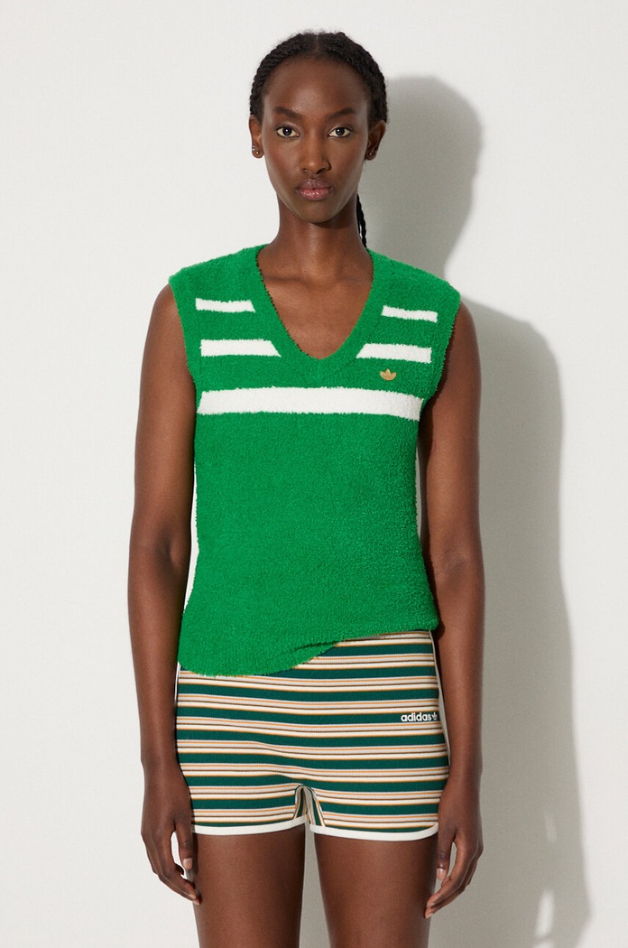 adidas Originals gilet Knit Vest medium thickness green IX1060