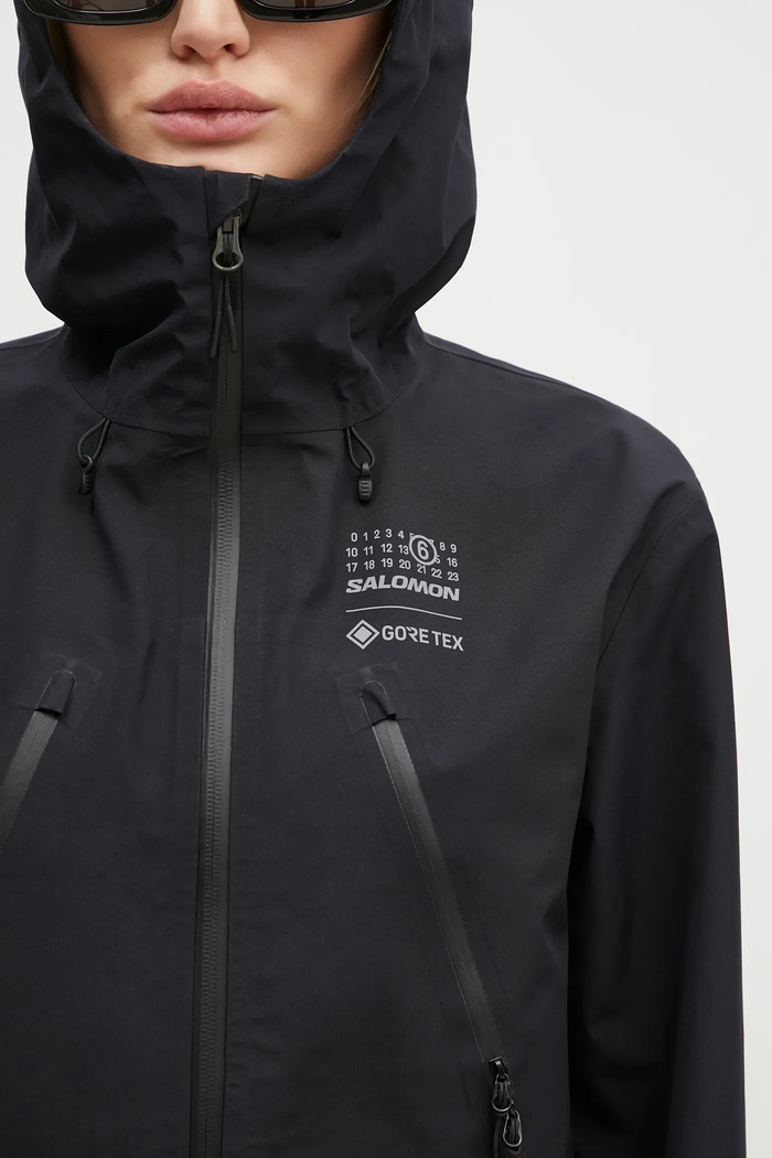 MM6 Maison Margiela jacket x Salomon black S52AM0310.M35200