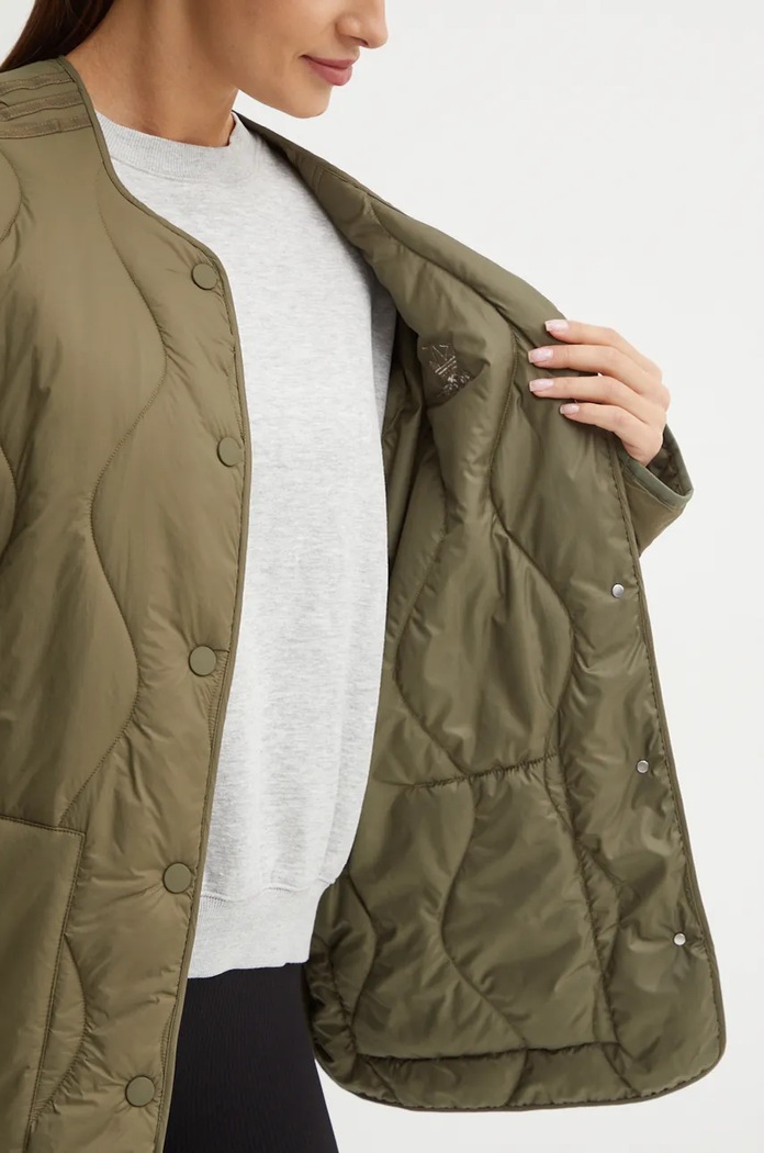 Bunda adidas Originals Quilted Liner JJ4354 zelená