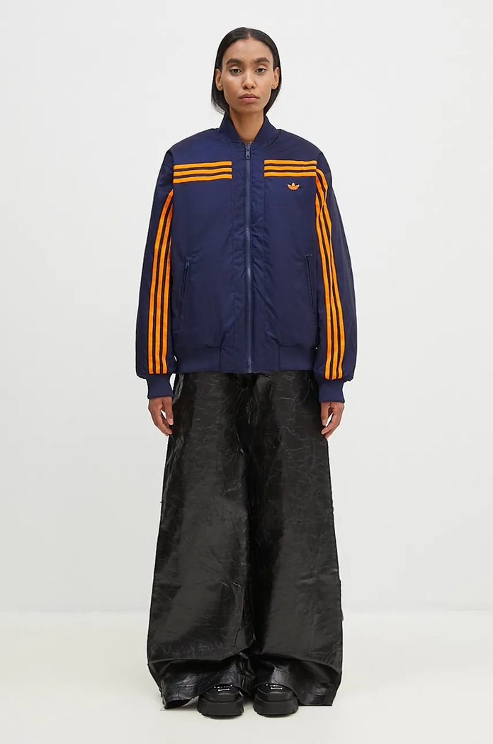 Яке бомбър с две лица adidas Originals 70s Reversible Oversized Bomber Jacket JN7657