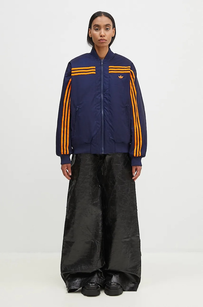 Яке бомбър с две лица adidas Originals 70s Reversible Oversized Bomber Jacket JN7657