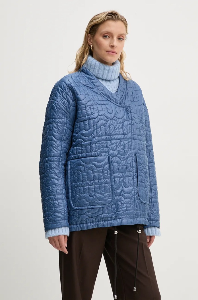 Obojstranná bunda MUNTHE TIMOTHIE 243153524343 čierna AW24