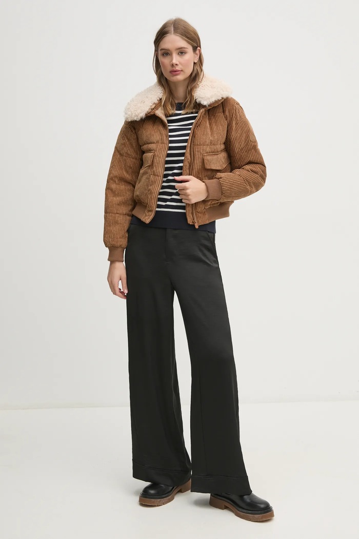 Manšestrová bunda Save The Duck REILY D32011W.VELY19 hnědá AW24