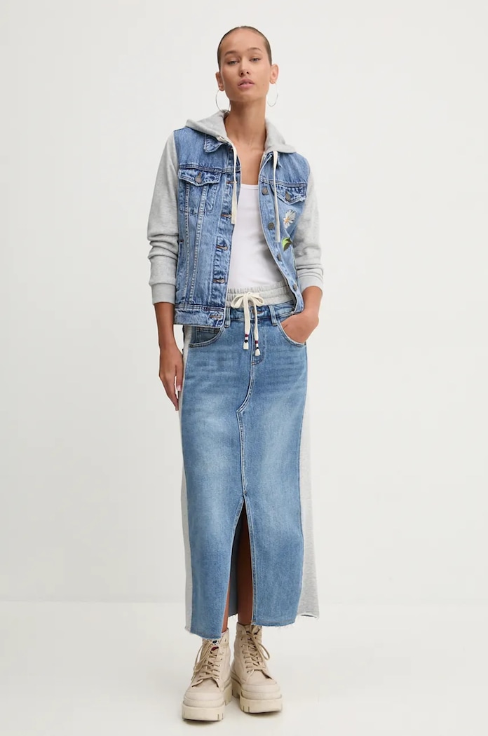 Desigual kurtka BARCELO 24WWED41 niebieski AW24