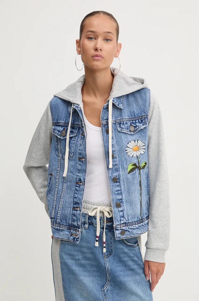 Desigual kurtka BARCELO niebieski 24WWED41