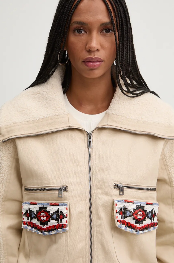 Desigual kurtka ROMA 24WWED06 beżowy