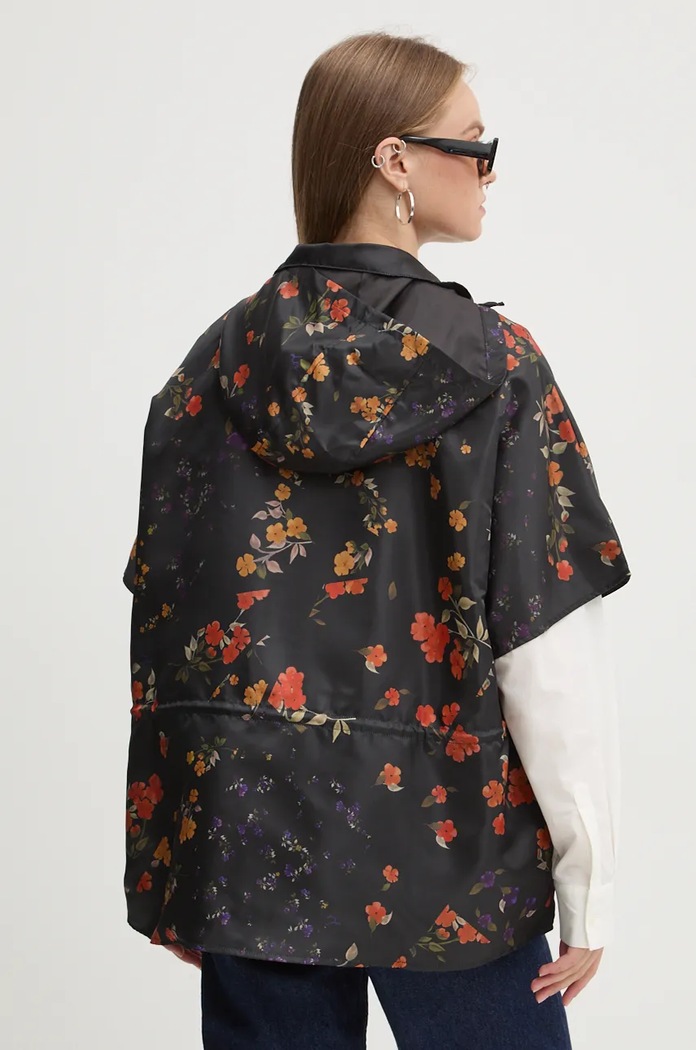 Ρούχα Μπουφάν Desigual ARTISTIC FLOWER RI 24WAIY07 μαύρο