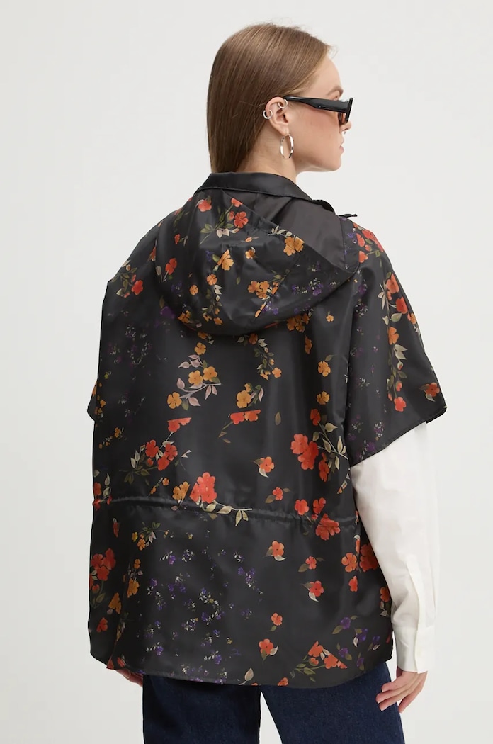 Ρούχα Μπουφάν Desigual ARTISTIC FLOWER RI 24WAIY07 μαύρο