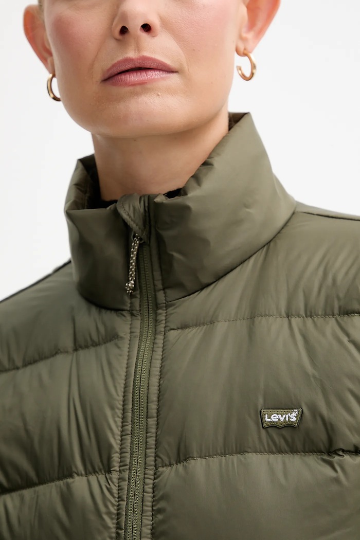 Μπουφάν με επένδυση από πούπουλα Levi's A8320 πράσινο