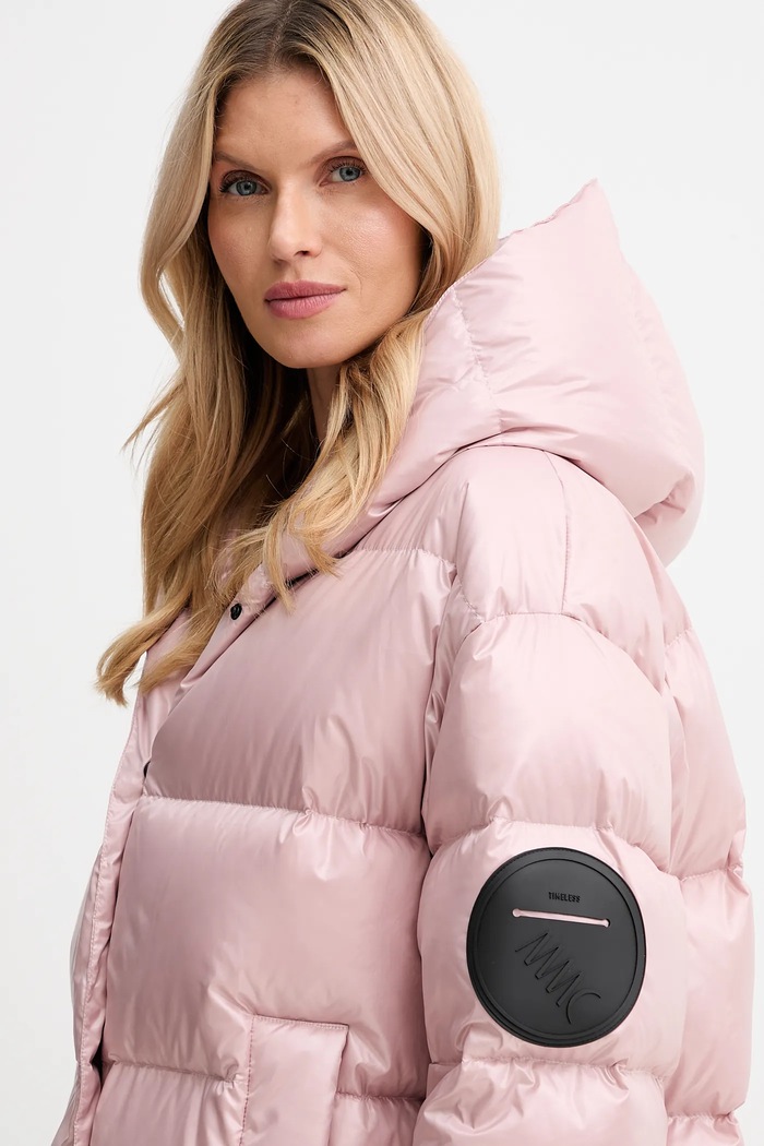 Páperová bunda MMC STUDIO PL MMC STUDIO JESSO.JACKET ružová