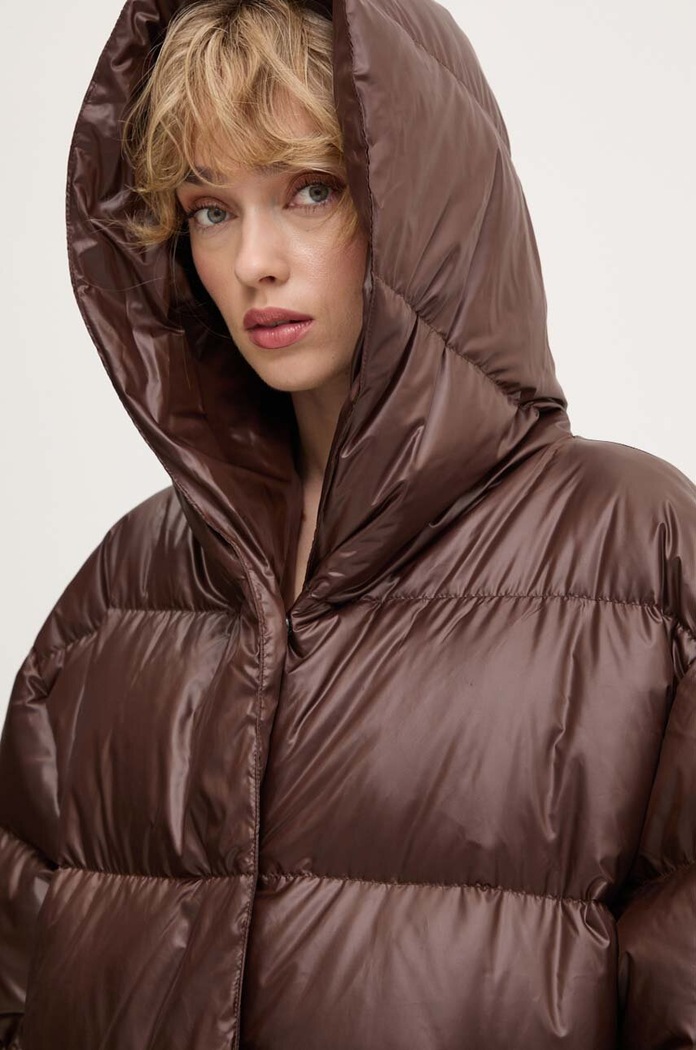 Geacă de puf JESSO MMC STUDIO JESSO.JACKET maro