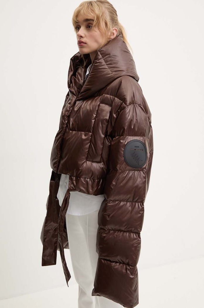 Geacă de puf KAMA MMC STUDIO KAMA.JACKET maro