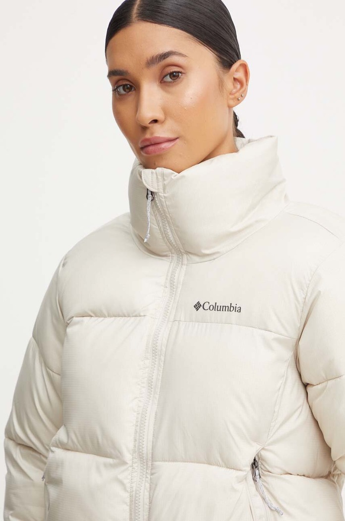 Яке Columbia Puffect Colorblock бежов 2088501