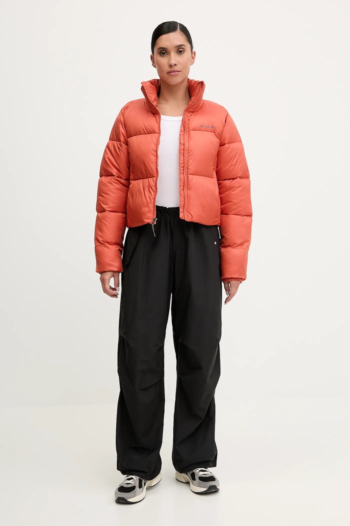 Columbia jacket Puffect Colorblock 2088501 orange AW25