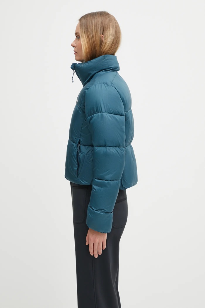 Columbia kurtka Puffect Colorblock 2088501 turkusowy AW25