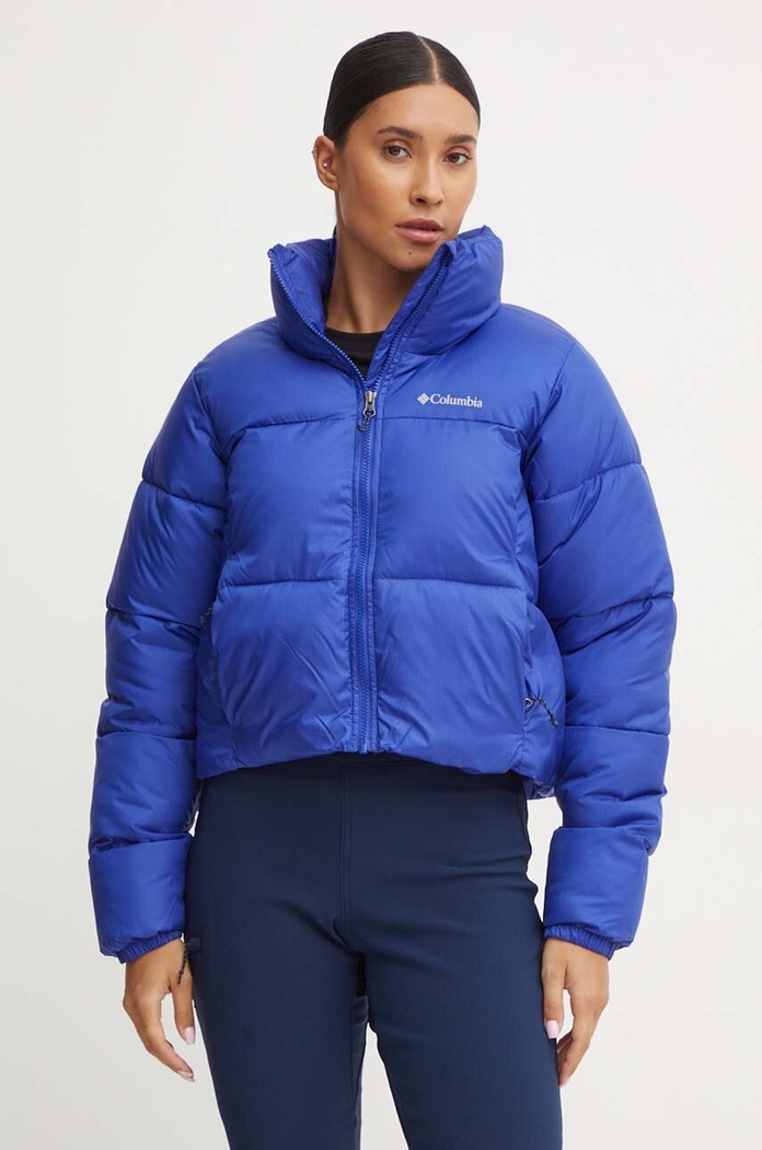 Μπουφάν Columbia Puffect Colorblock άλλο μπλε 2088501