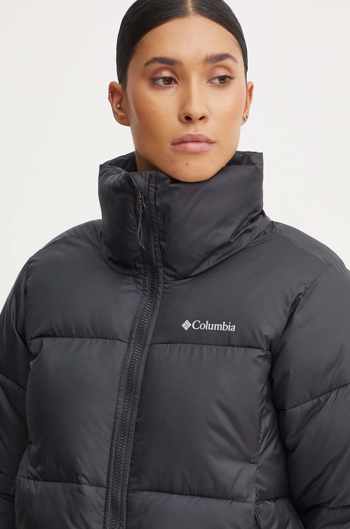Μπουφάν Columbia Puffect Colorblock μαύρο 2088501