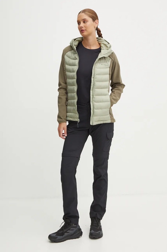 Sportska jakna Columbia Powder Lite Hybrid 2089411 zelena AW24