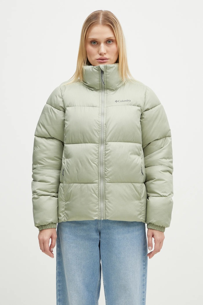 Columbia kurtka Puffect bez kaptura zielony 2090291