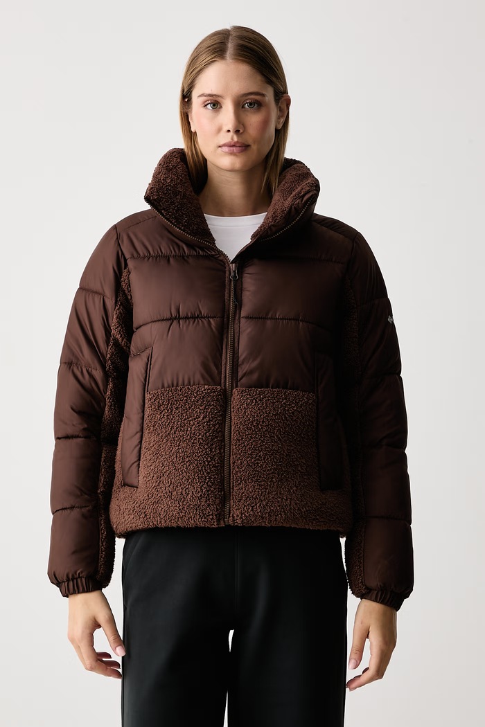 Columbia Krótka kurtka damska Leadbetter Point brązowy 2085602