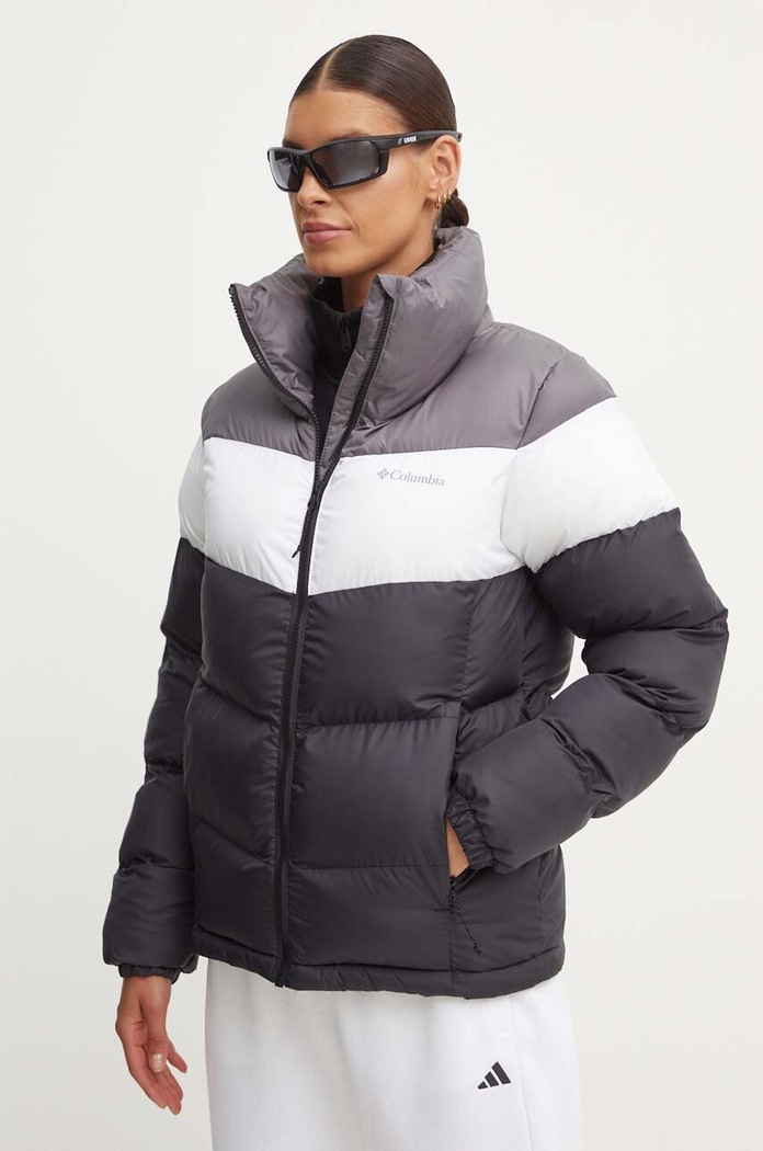 Jakna Columbia Puffect Colorblock Planet friendly crna 2088481