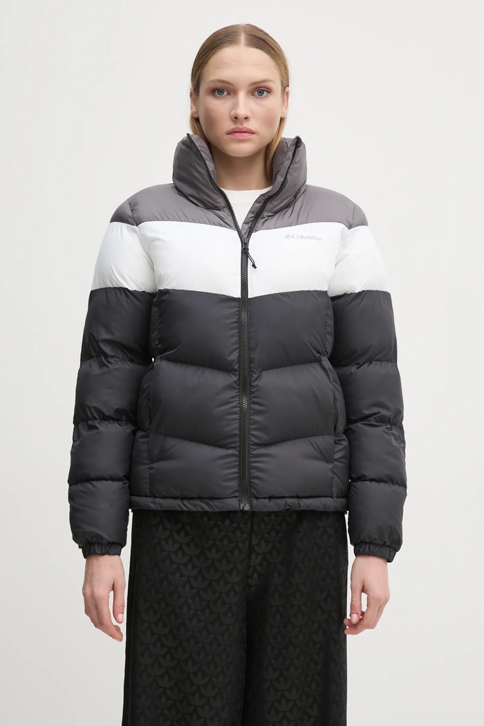 Columbia kurtka Puffect Colorblock bez kaptura czarny 2088481