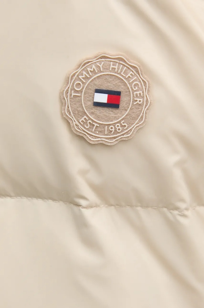 Péřová bunda Tommy Hilfiger WW0WW43119 béžová