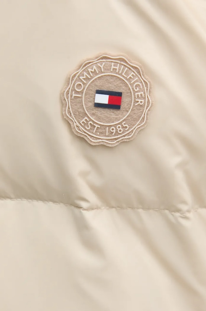 Péřová bunda Tommy Hilfiger WW0WW43119 béžová