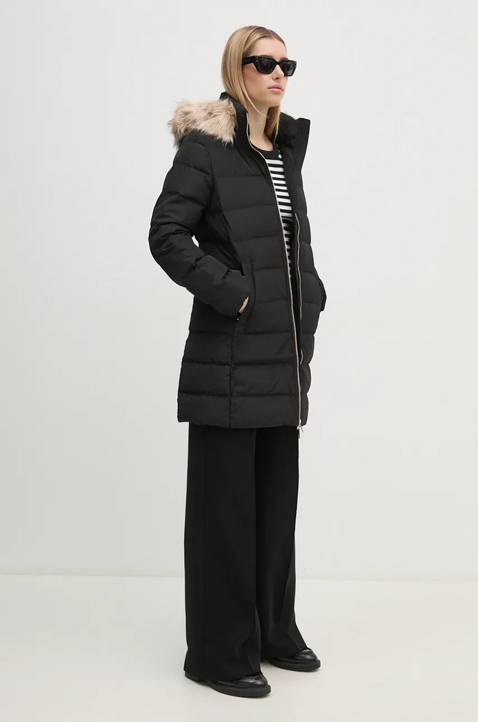 Péřová bunda Tommy Hilfiger WW0WW43234 černá AW24