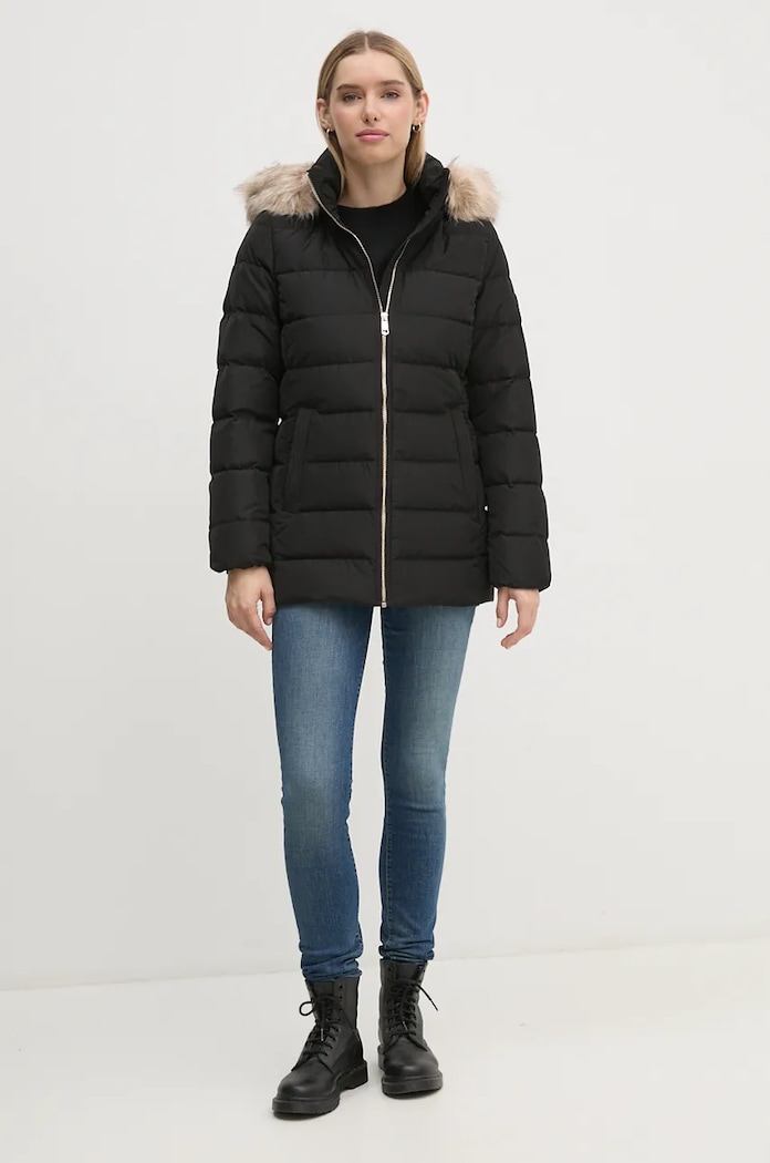 Tommy Hilfiger rövid kabát WW0WW43600 fekete NC24