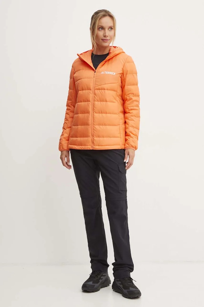 Péřová sportovní bunda adidas TERREX Multi JE9203 oranžová AW24