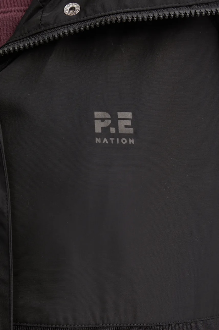 Bunda parka P.E Nation Mid Length Man Down 243J256 čierna