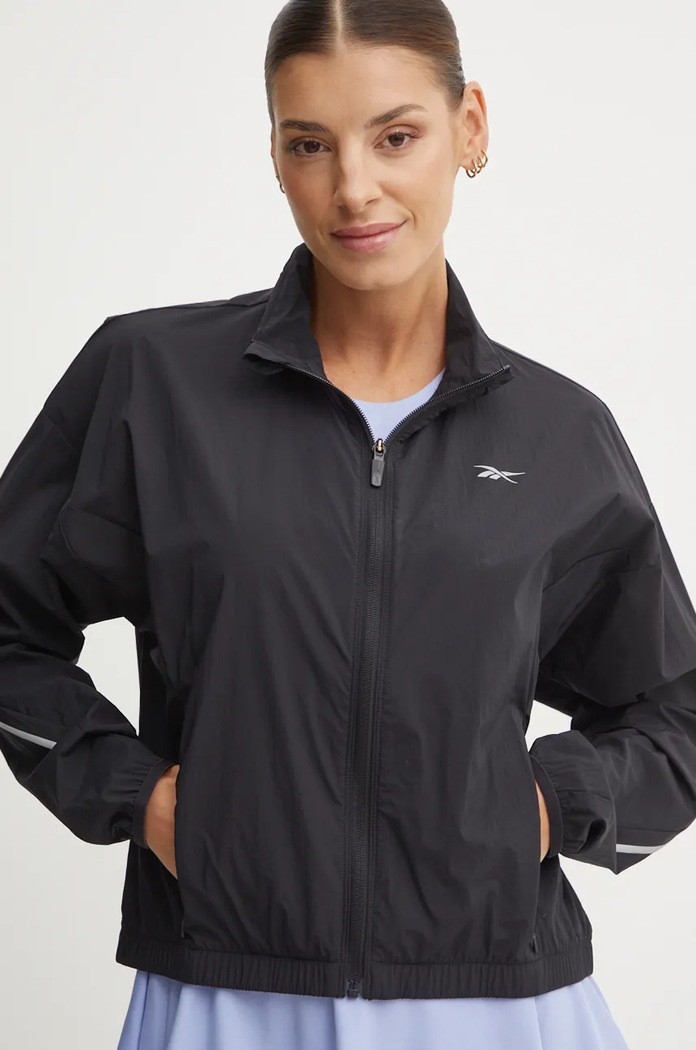 Μπουφάν για τρέξιμο Reebok Speed άλλο μαύρο 100205704